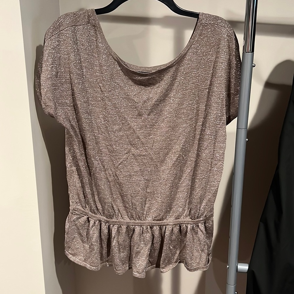 Sparkly sweater blouse